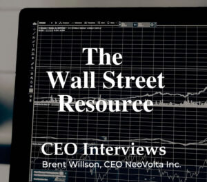 NeoVolta’s Brent Willson Talks Clean Energy and More with The Wall Street Resource